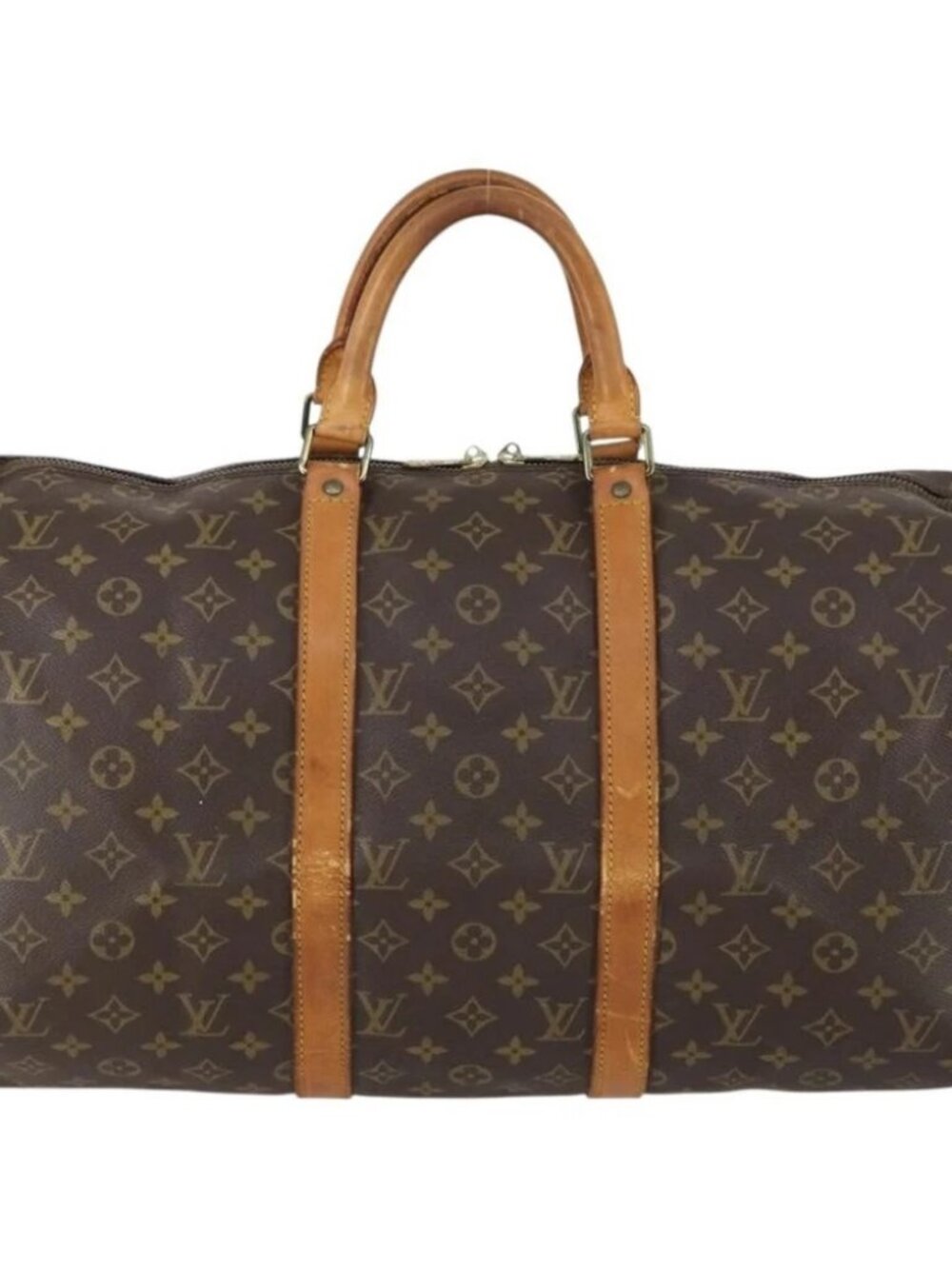 LOUIS VUITTON Monogram Keepall Bandouliere 50 Boston Bag M41416 LV Auth 149416 - Picture 2 of 16